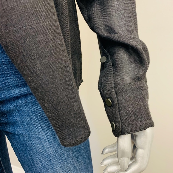 T by Alexander Wang Viscose/Wool Button-Do… - Picture 3 of 8